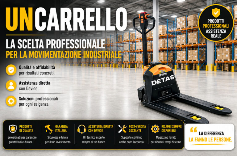 UNCARRELLO: la scelta professionale per la movimentazione industriale
