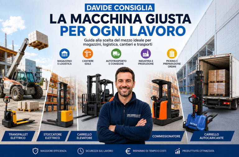Il Nostro Esperto Consiglia: Quale Macchina Scegliere per il Tuo Lavoro?